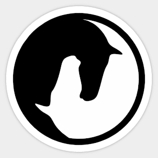 Horse - Ying Yang Sticker